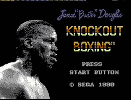 James Douglas - Knockout Boxing Title Screen
